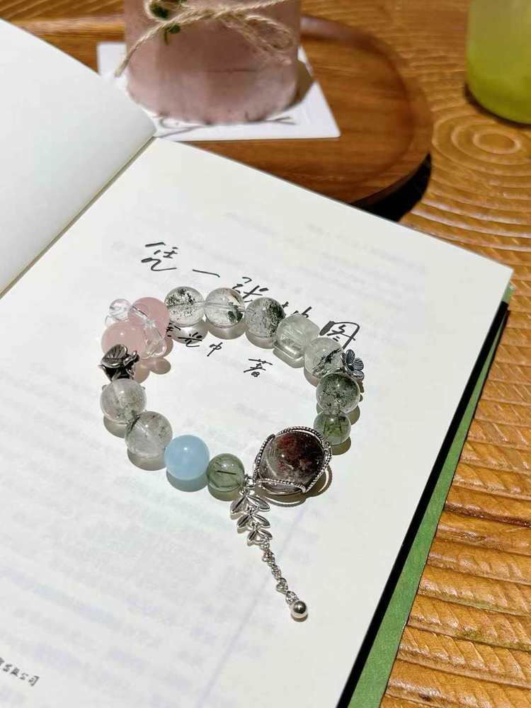 Movessira® Verdant Vision Bracelet – Green Phantom Quartz