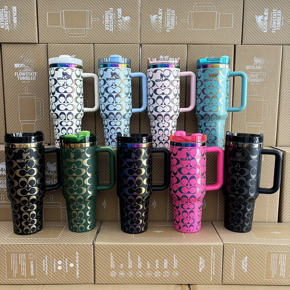 Movessira® Signature Monogram 40oz Tumbler