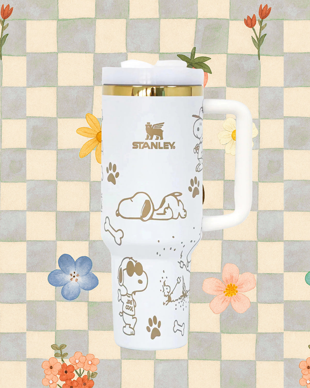 Movessira® 40oz Tumblers with Snoopy