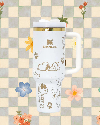 Movessira® 40oz Tumblers with Snoopy
