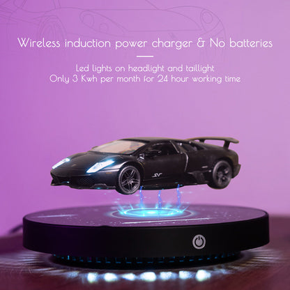 Movessira® Magnetic Floating Diecast Car Vehicle with LED 1:36 scale