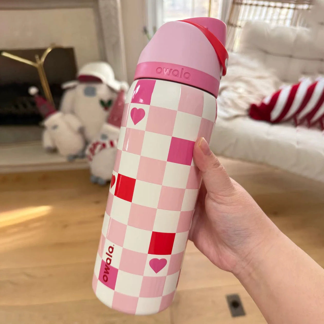 Movessira® Insulated Stainless Steel Water Bottle with Straw-32oz