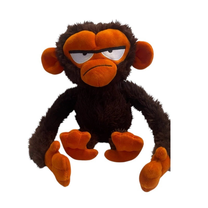 Movessira® Grumpy Monkey Plush – Mood Edition