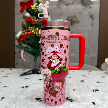 Movessira® Strawberry Shortcake 40oz Tumbler