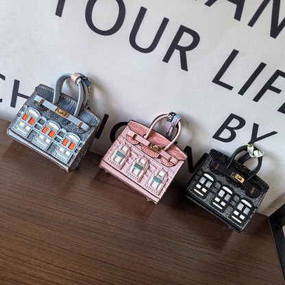 Movessira® Birkin Faubourg Inspired Mini Handbag Charm