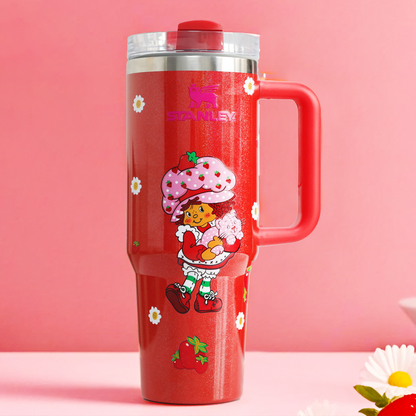 Movessira® Strawberry Shortcake 40oz Tumbler