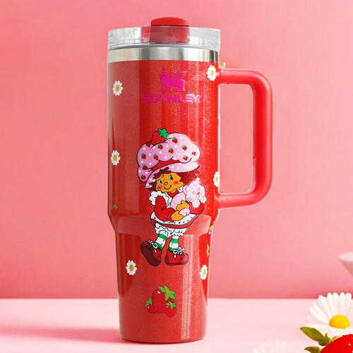 Movessira® Strawberry Shortcake 40oz Tumbler