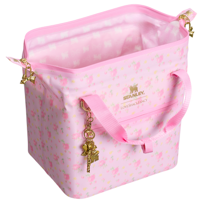 Movessira® LoveShackFancy All Day Julienne Mini Cooler | 10 Can | 7.4 QT | 7.0 L