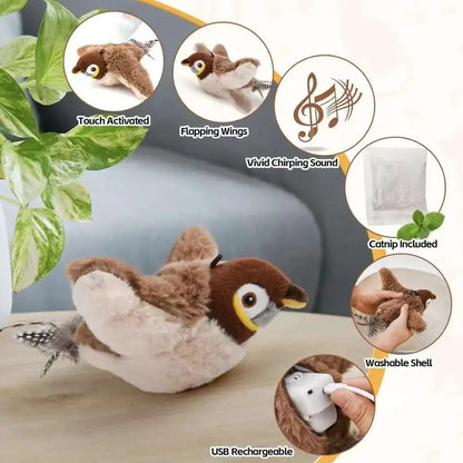 Movessira™ Interactive Catnip Bird Toy