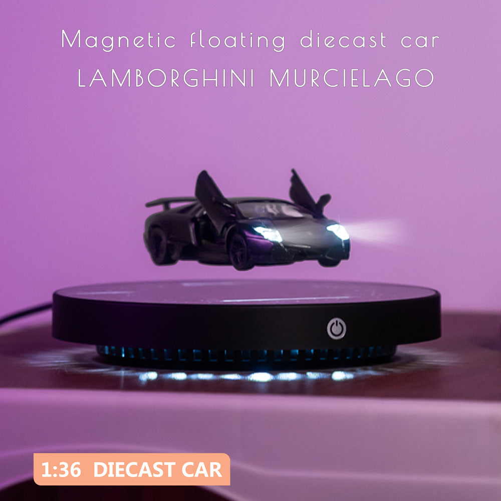 Movessira® Magnetic Floating Diecast Car Vehicle with LED 1:36 scale