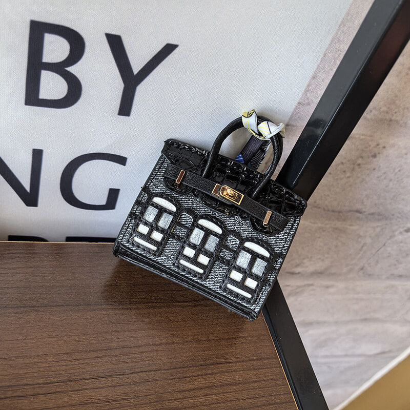 Movessira® Birkin Faubourg Inspired Mini Handbag Charm