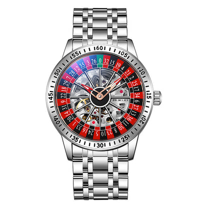 Movessira® Fortune Spinner Dial – Men's Luxury Automatic Watch
