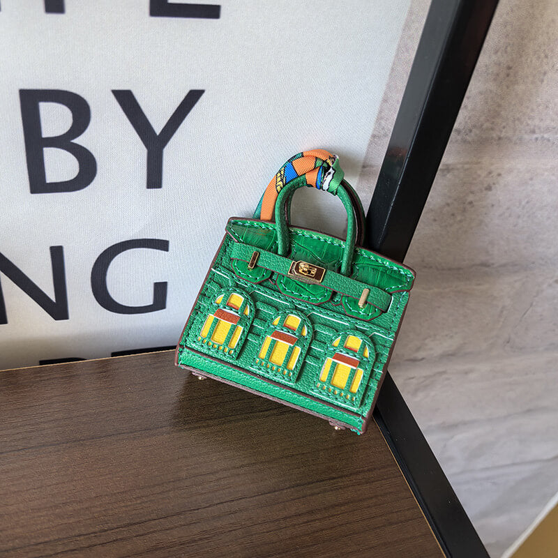 Movessira® Birkin Faubourg Inspired Mini Handbag Charm