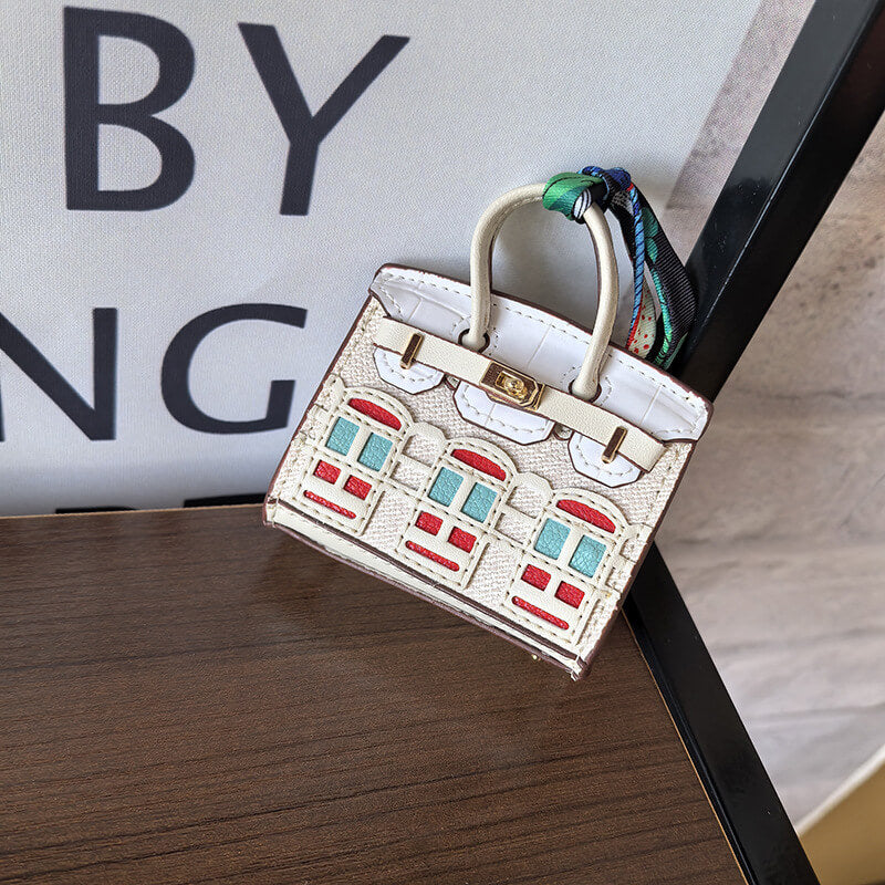 Movessira® Birkin Faubourg Inspired Mini Handbag Charm