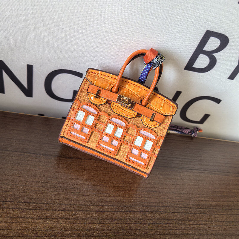 Movessira® Birkin Faubourg Inspired Mini Handbag Charm