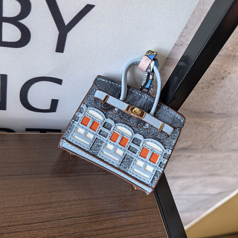 Movessira® Birkin Faubourg Inspired Mini Handbag Charm