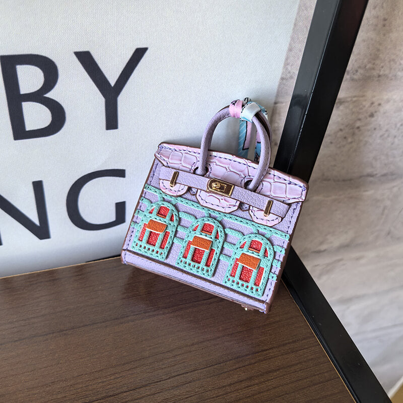 Movessira® Birkin Faubourg Inspired Mini Handbag Charm