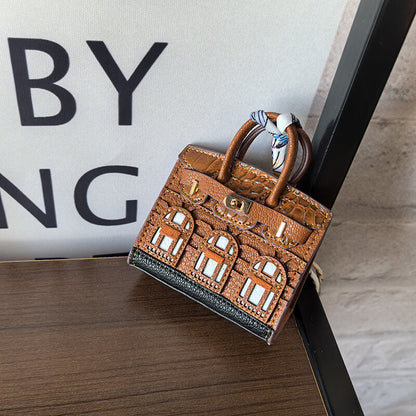Movessira® Birkin Faubourg Inspired Mini Handbag Charm