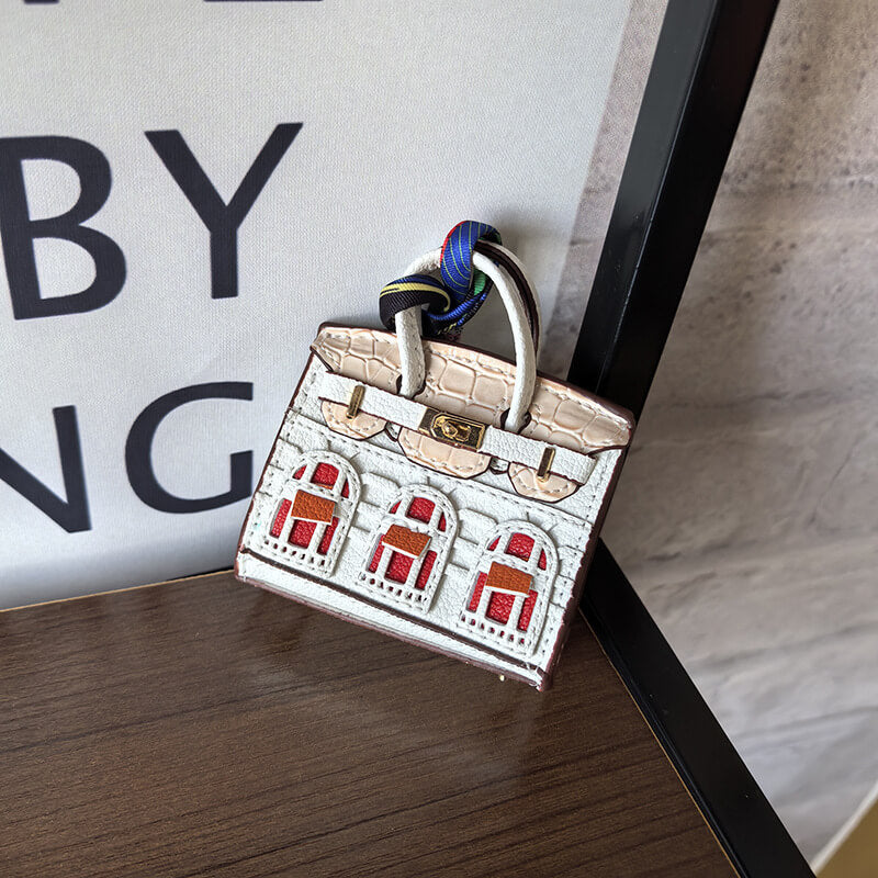 Movessira® Birkin Faubourg Inspired Mini Handbag Charm