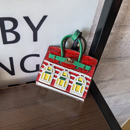 Movessira® Birkin Faubourg Inspired Mini Handbag Charm