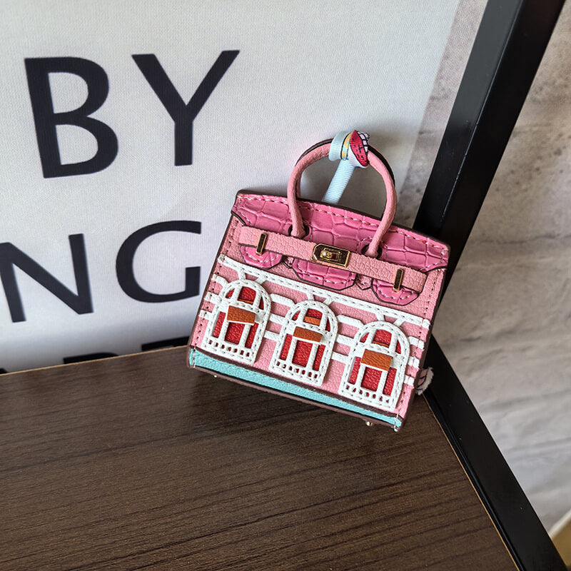 Movessira® Birkin Faubourg Inspired Mini Handbag Charm