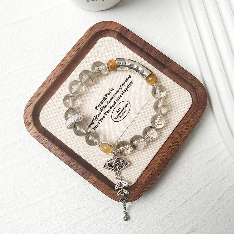 Movessira® Guardian Strength Bracelet – Green Phantom & Golden Tiger Eye