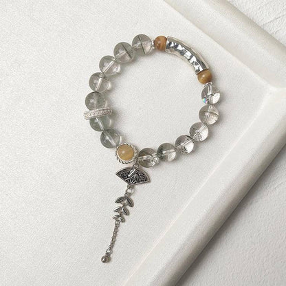 Movessira® Guardian Strength Bracelet – Green Phantom & Golden Tiger Eye