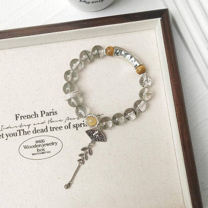 Movessira® Guardian Strength Bracelet – Green Phantom & Golden Tiger Eye