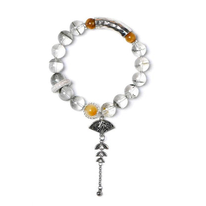 Movessira® Guardian Strength Bracelet – Green Phantom & Golden Tiger Eye