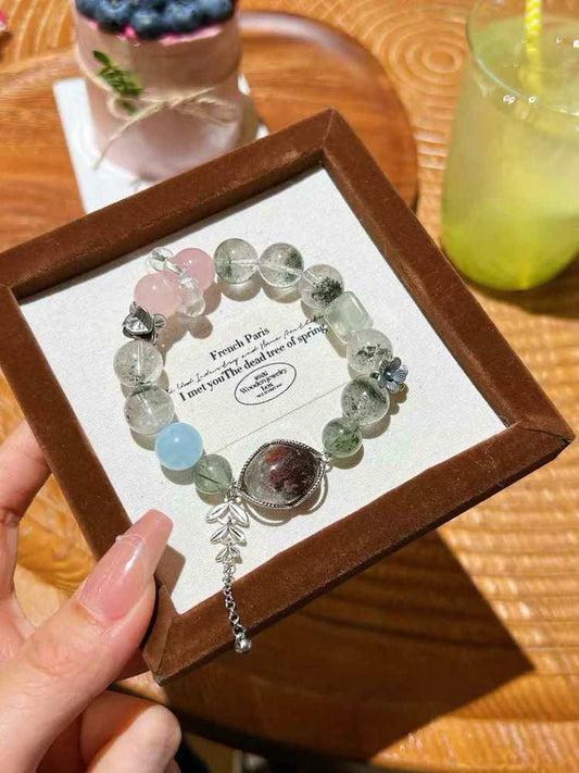 Movessira® Verdant Vision Bracelet – Green Phantom Quartz