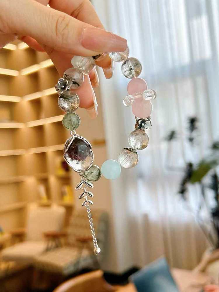 Movessira® Verdant Vision Bracelet – Green Phantom Quartz