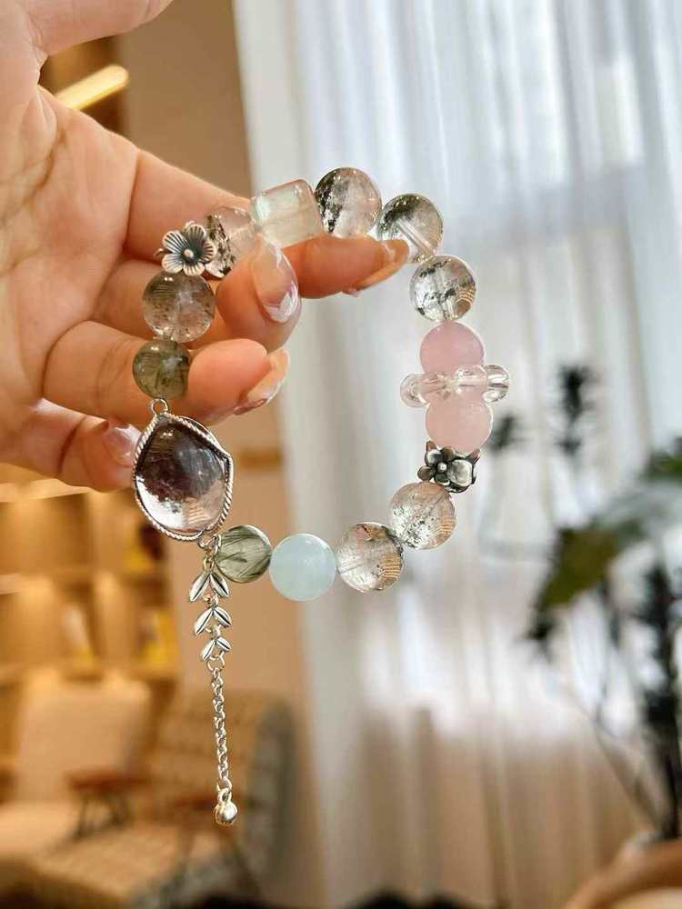 Movessira® Verdant Vision Bracelet – Green Phantom Quartz