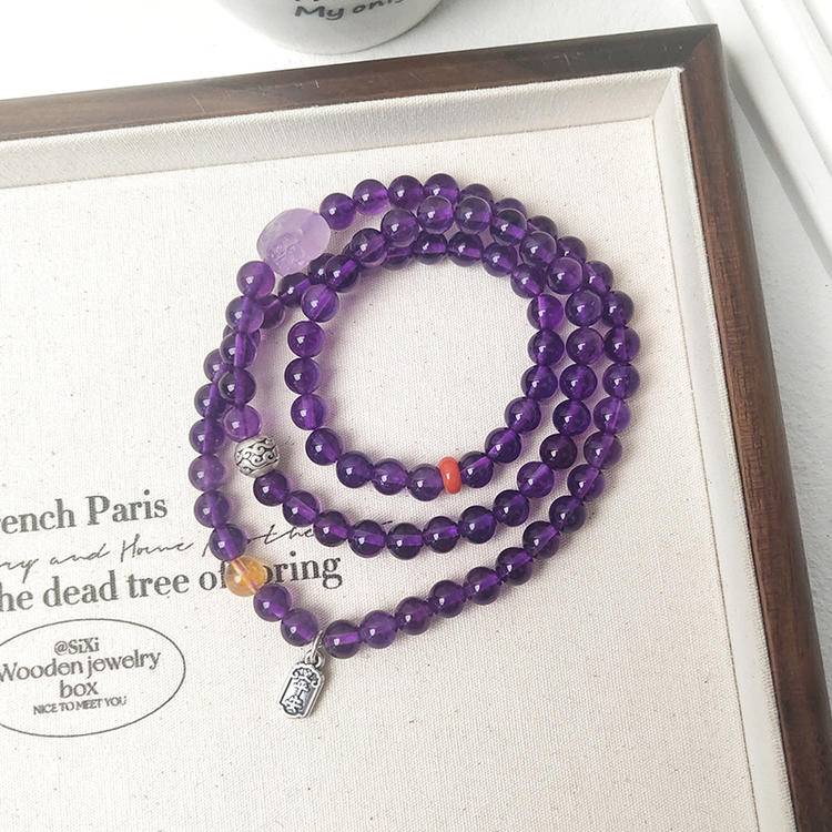 Movessira® Lavender Amulet Bracelet