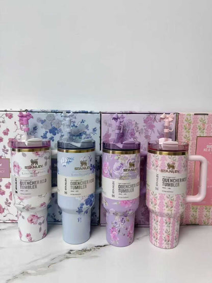 Movessira® LoveShackFancy Floral Tumbler 40oz