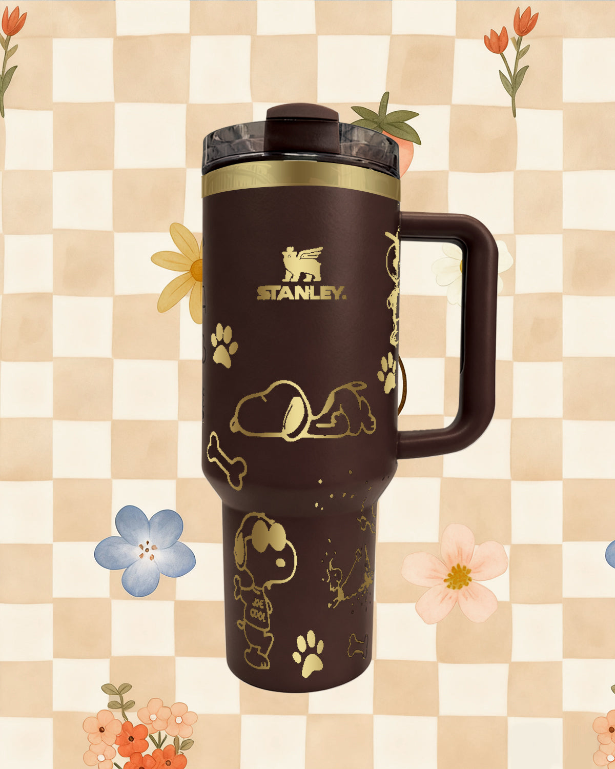 Movessira® 40oz Tumblers with Snoopy