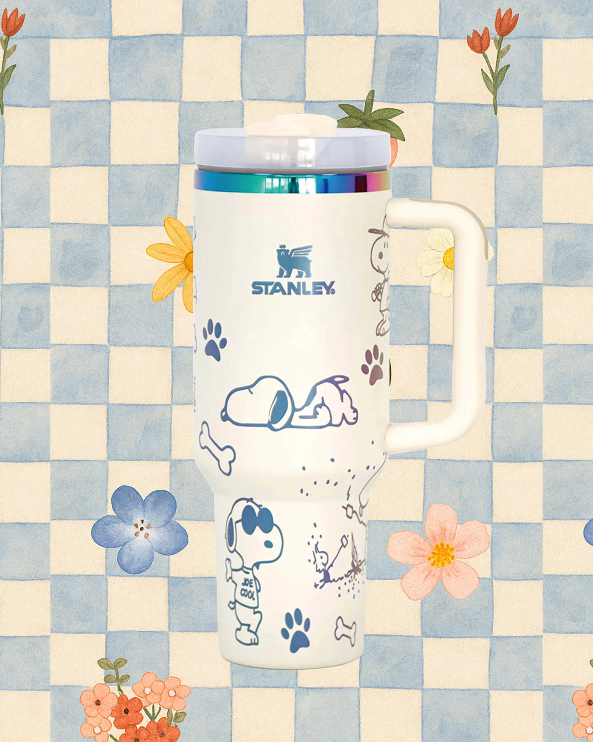 Movessira® 40oz Tumblers with Snoopy