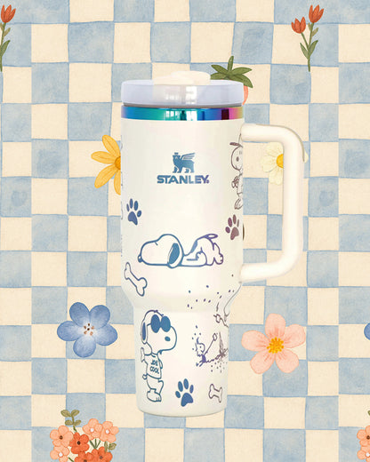 Movessira® 40oz Tumblers with Snoopy