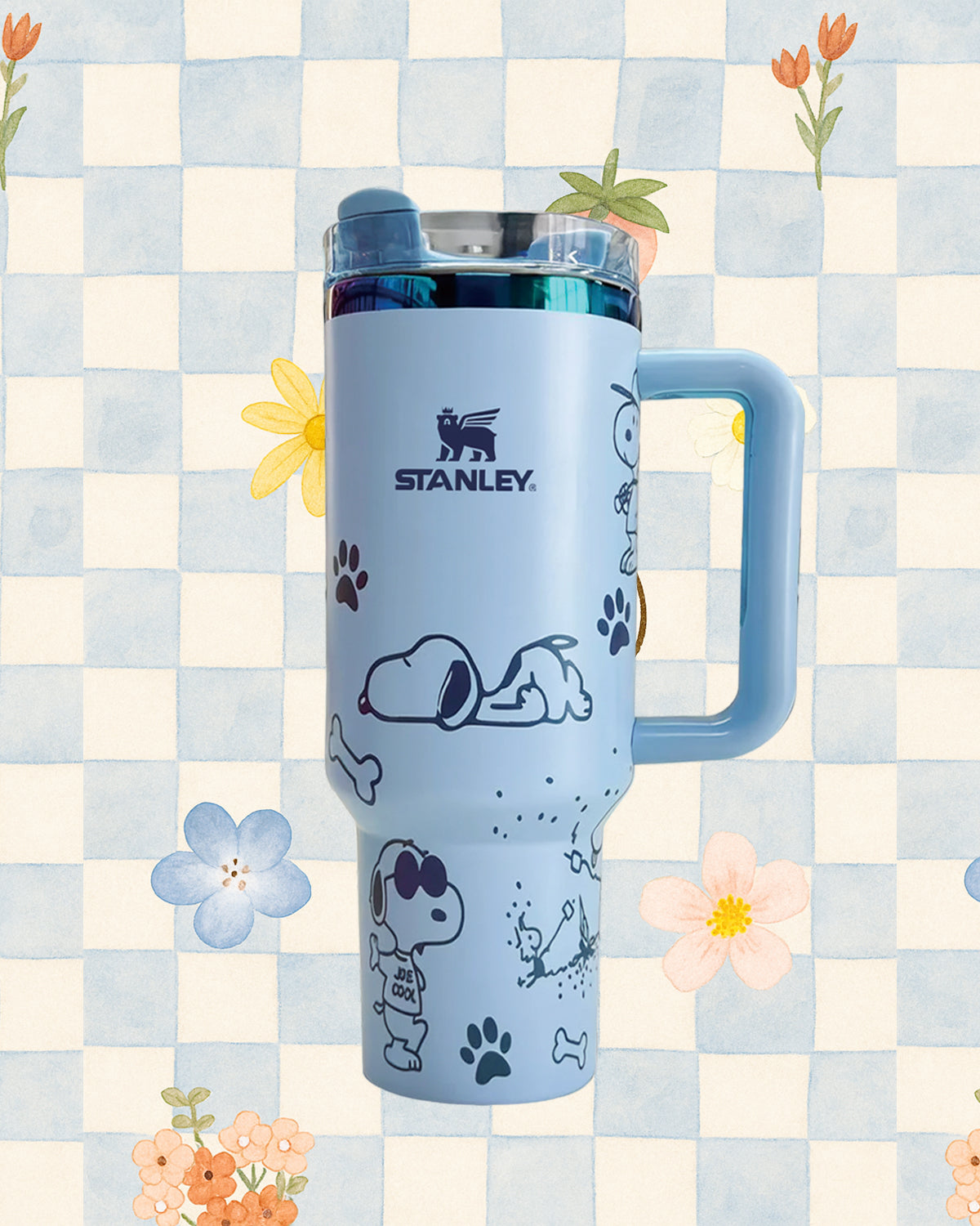 Movessira® 40oz Tumblers with Snoopy