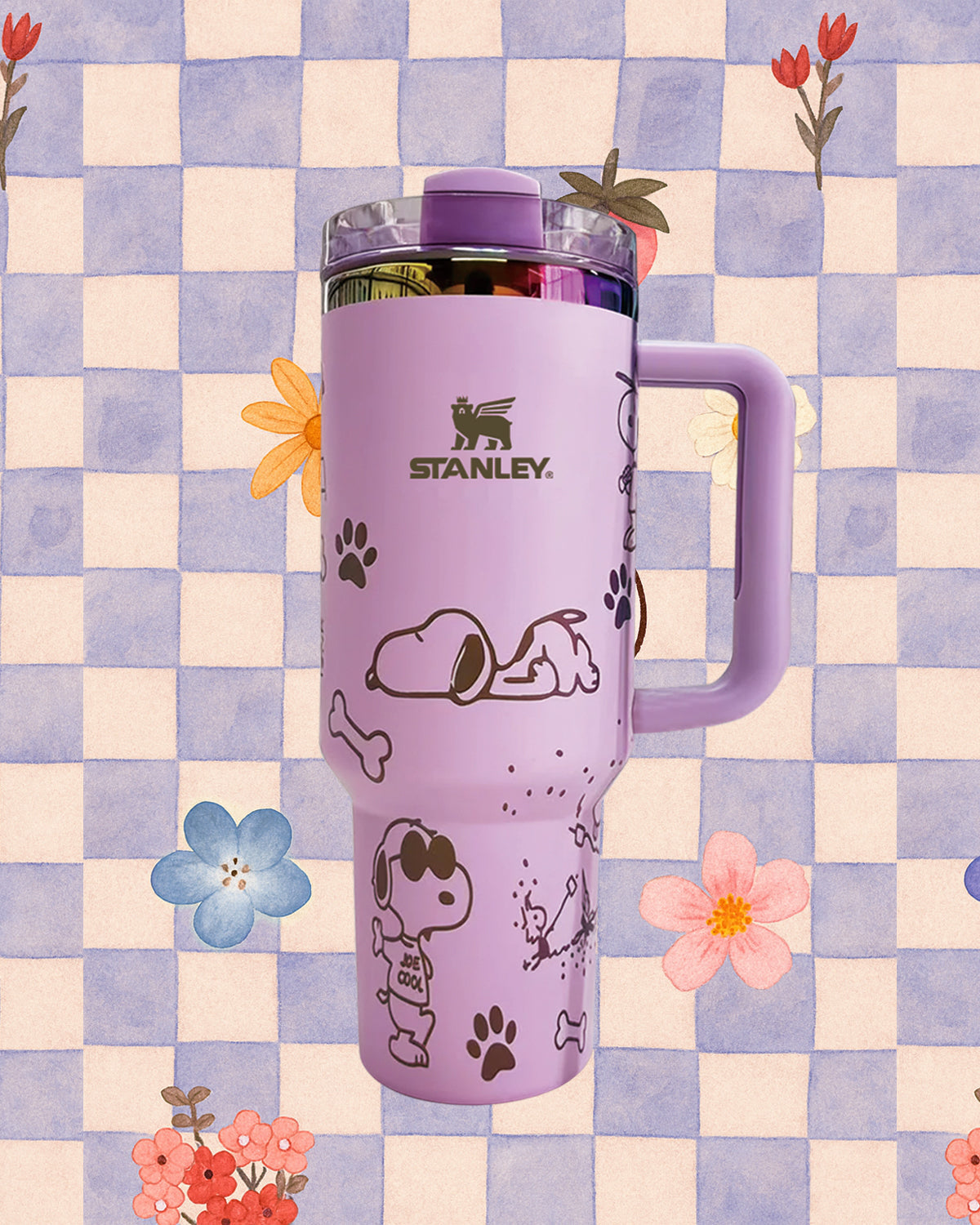 Movessira® 40oz Tumblers with Snoopy