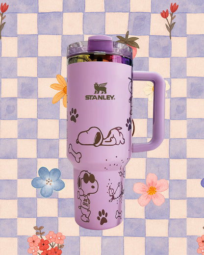 Movessira® 40oz Tumblers with Snoopy