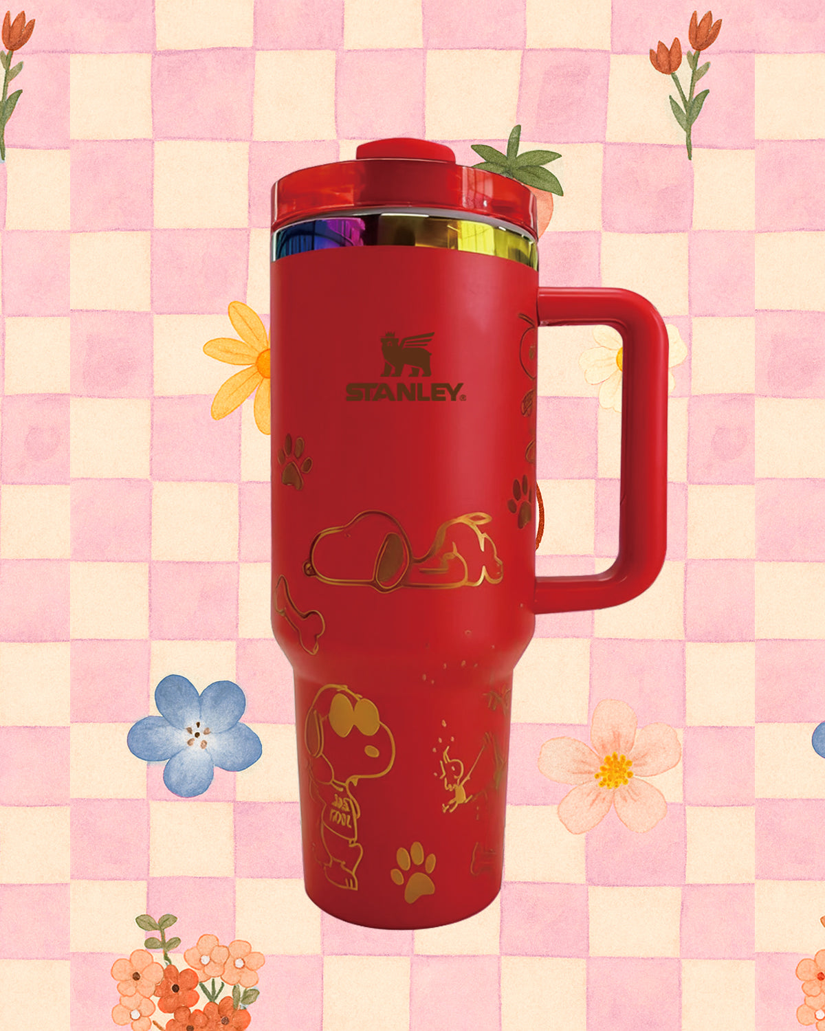 Movessira® 40oz Tumblers with Snoopy