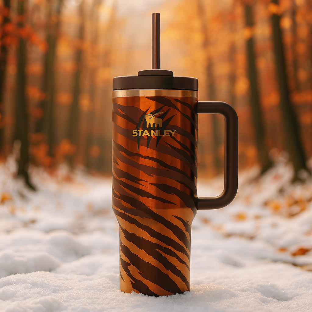 Movessira® Tiger stripe 40oz Tumbler