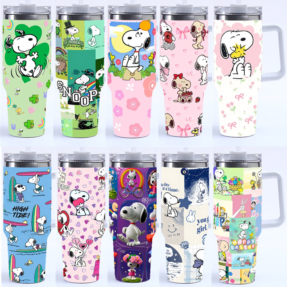 Movessira® Snoopy Daily Life Comic Tumbler