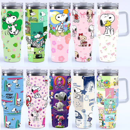 Movessira® Snoopy Daily Life Comic Tumbler