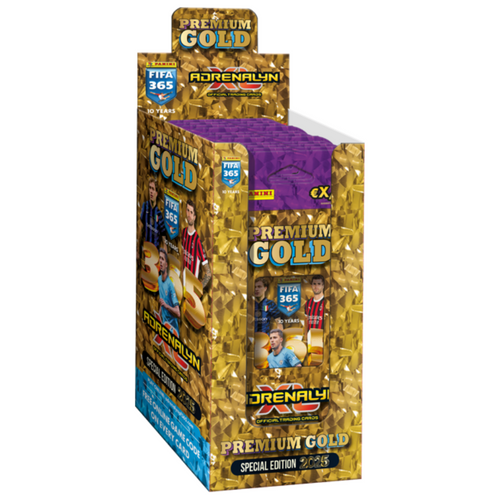 Movessira® Panini-FIFA 365 2025 Adrenalyn XL 2025 Premium Gold Pack
