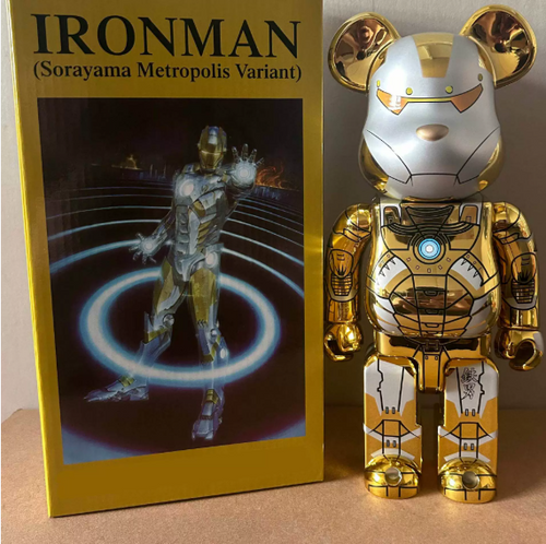 Movessira® Iron Man – Sorayama Metropolis Variant 400% Figure
