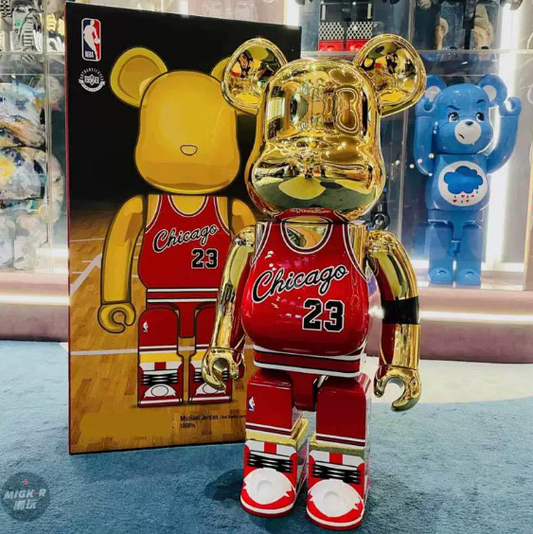 Movessira® Michael Jordan Gold Chrome – Chicago #23 400% Figure