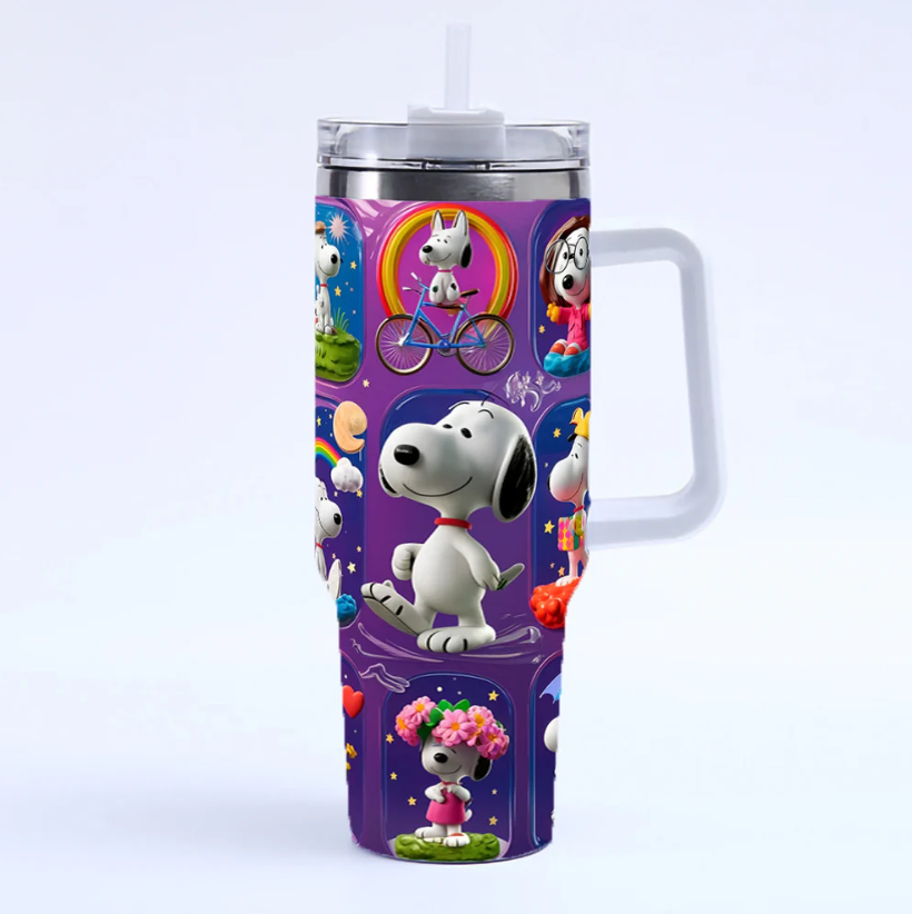 Movessira® Snoopy Daily Life Comic Tumbler