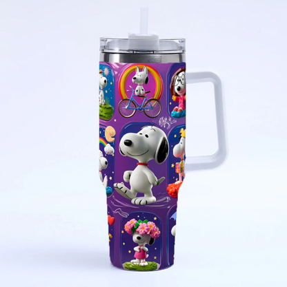 Movessira® Snoopy Daily Life Comic Tumbler
