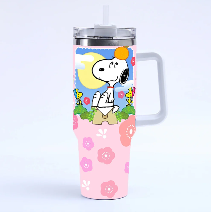 Movessira® Snoopy Daily Life Comic Tumbler